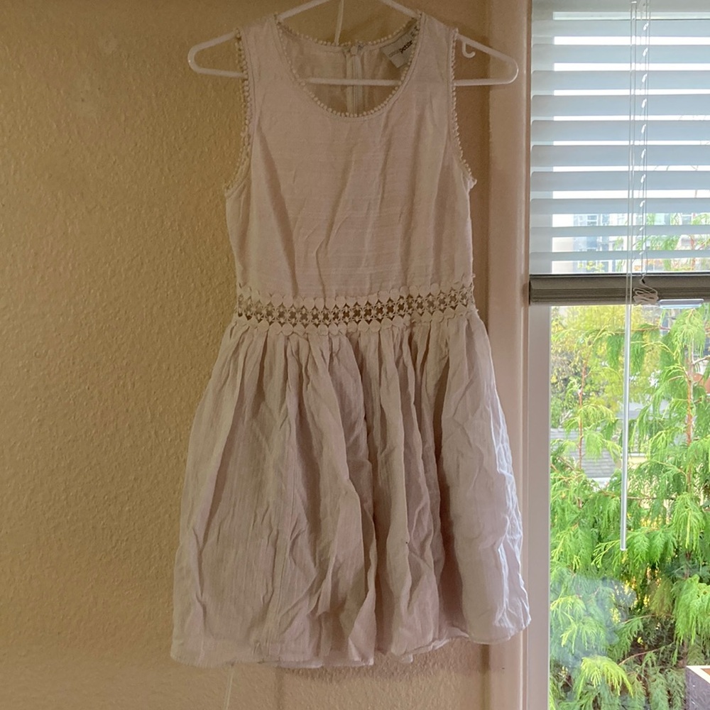 White cotton dress